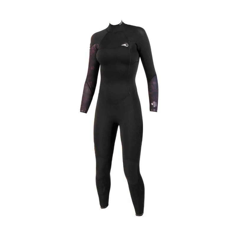 Combinaison Surf Femme Soöruz Divine BackZip 4/3mm Noir / Bordeaux 1 Combinaison Surf Femme Soöruz Divine BackZip 4/3mm Noir / Bordeaux