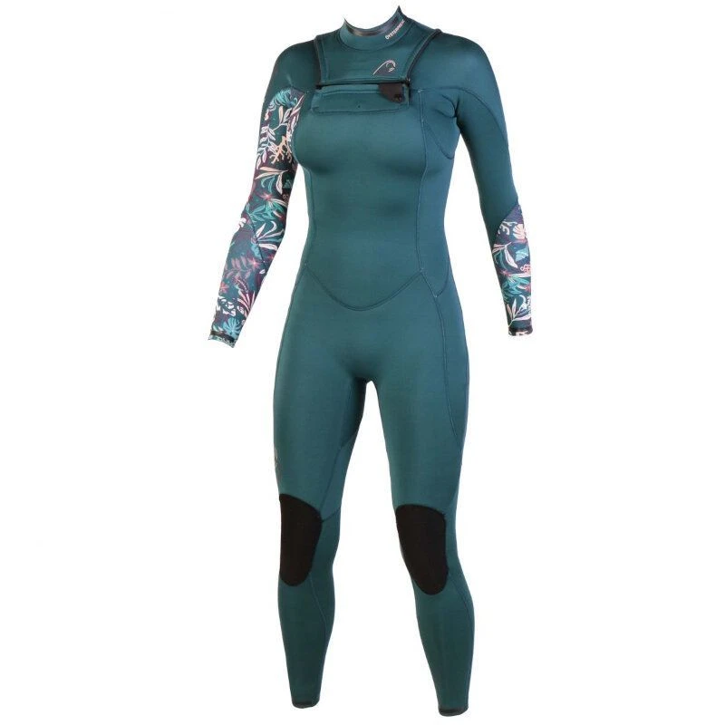 Combinaison Surf Femme Soöruz Divine FrontZip 4/3mm Bleu 4 Combinaison Surf Femme Soöruz Divine FrontZip 4/3mm Bleu – Image 4