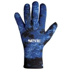 Gants De Chasse Seac Camo Bleu 3,5mm -Plongee Sous Boutique gants de chasse seac camo bleu 3 5mm 1
