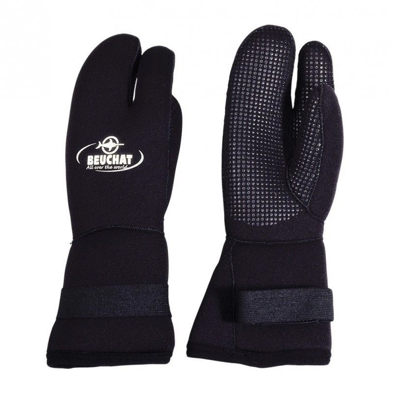 Gants Plongée Noir Beuchat 3 Doigts 7mm 1 Gants Plongée Noir Beuchat 3 Doigts 7mm