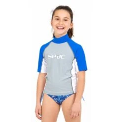 Lycra MC Seac Evo Enfant Bleu -Plongee Sous Boutique lycra mc seac evo enfant bleu 3