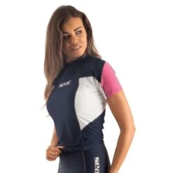 Lycra MC Seac Evo Femme Bleu -Plongee Sous Boutique lycra mc seac evo femme bleu 2