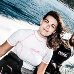 Lycra MC Seac T-Sun Femme Blanc -Plongee Sous Boutique lycra mc seac t sun femme blanc 2