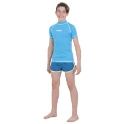 Lycra MC Seac T-Sun Garçon Bleu Clair -Plongee Sous Boutique lycra mc seac t sun garcon bleu clair 2