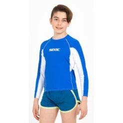Lycra ML Seac Evo Enfant Bleu -Plongee Sous Boutique lycra ml seac evo enfant bleu 2