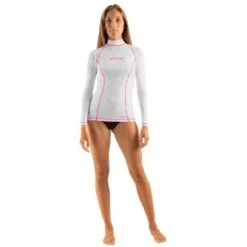 Lycra ML Seac T-Sun Femme Blanc -Plongee Sous Boutique lycra ml seac t sun femme blanc 3