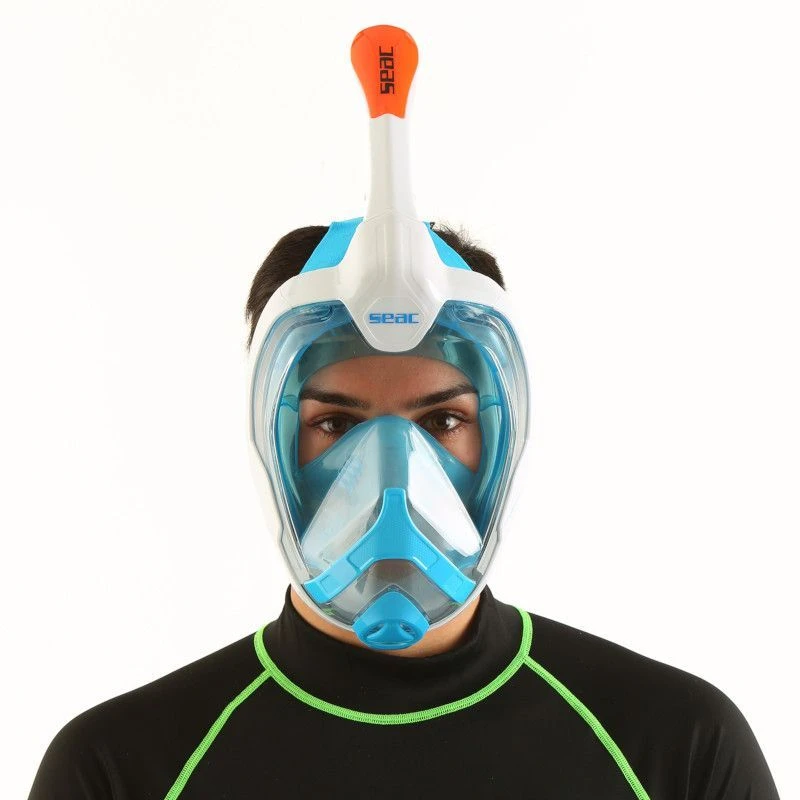 Masque Snorkeling Seac Grande Faciale Magica Blanc/Orange 3 Masque Snorkeling Seac Grande Faciale Magica Blanc/Orange – Image 3