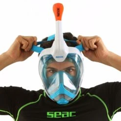 Masque Snorkeling Seac Grande Faciale Magica Blanc/Orange 26 Masque Snorkeling Seac Grande Faciale Magica Blanc/Orange -Plongee Sous Boutique masque snorkeling seac grande faciale libera magica blanc orange 8