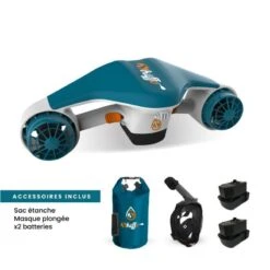 Pack Sea Scooter 2 Batteries+ Masque + Sac Etanche -Plongee Sous Boutique pack sea scooter2 batteries masque sac etanche 3