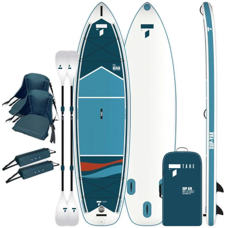 Pack SUP / Kayak Gonflable Tahe SUP-YAK 11'6 Avec Sièges 2 Personnes 1 Pack SUP / Kayak Gonflable Tahe SUP-YAK 11'6 Avec Sièges 2 Personnes