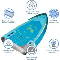 Paddle Gonflable WATTSUP WHALE 14'6" -Plongee Sous Boutique paddle gonflable wattsup whale 14 6 2