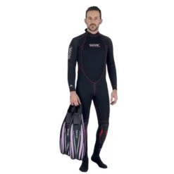 Palmes Chaussantes Seac F-100 Pro Rose -Plongee Sous Boutique palmes chaussantes seac f 100 pro rose 9