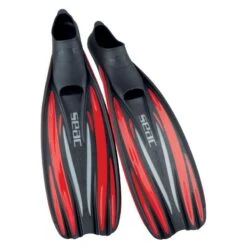 Palmes Chaussantes Seac F-100 Pro Rouge