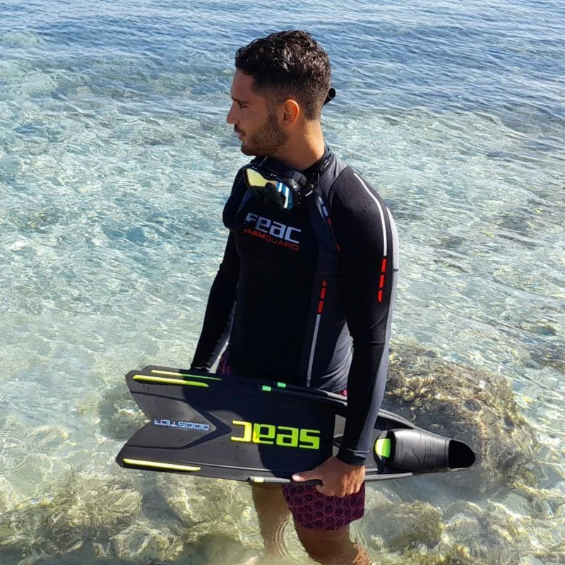 Palmes Seac Booster Noir/Jaune 5 Palmes Seac Booster Noir/Jaune – Image 5