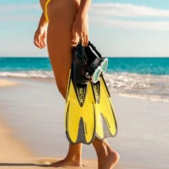 Palmes Snorkeling Seac Speed Jaune -Plongee Sous Boutique palmes snorkeling seac speed jaune 7