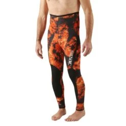 Pantalon De Chasse Seac Ghost Rouge 5mm -Plongee Sous Boutique pantalon de chasse sous marine seac ghost orange rouge 5mm 4
