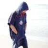 Poncho Surf Adulte Saint Jacques Wetsuits Duo Blue Line
