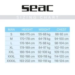 Shorty Seac Look Homme 2,2mm -Plongee Sous Boutique shorty seac look homme 2 2mm 17