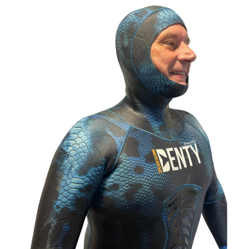 Veste Chasse Denty Spearfishing Anaconda Bleu 3mm 3 Veste Chasse Denty Spearfishing Anaconda Bleu 3mm – Image 3