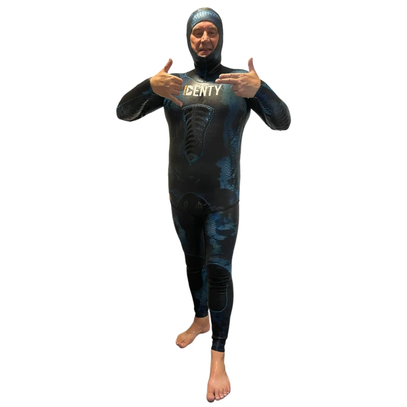 Veste Chasse Denty Spearfishing Anaconda Bleu 3mm 1 Veste Chasse Denty Spearfishing Anaconda Bleu 3mm