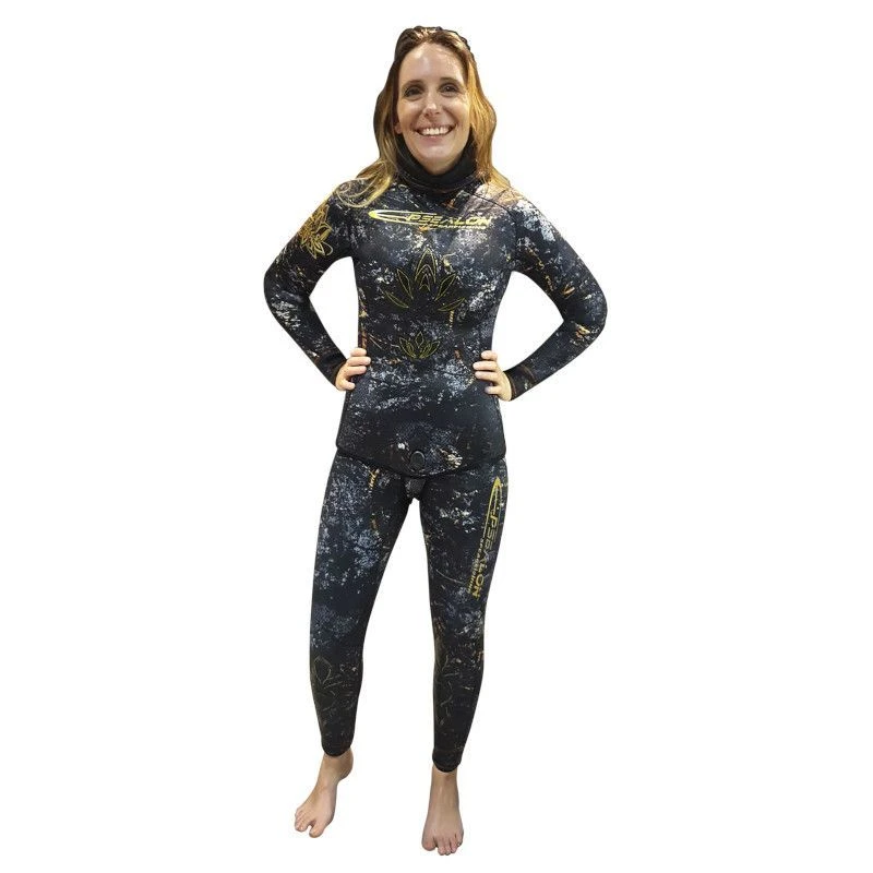 Veste Chasse Femme Camo Epsealon Lotus 3mm 4 Veste Chasse Femme Camo Epsealon Lotus 3mm – Image 4